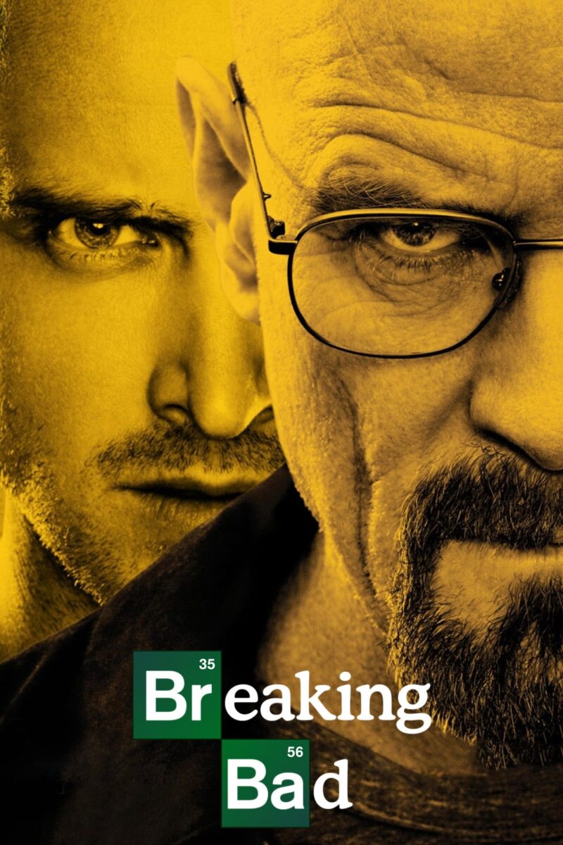 Póster promocional oficial de la serie Breaking Bad.